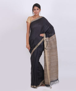 green with pink uchaan aanchal handloom cotton silk saree
